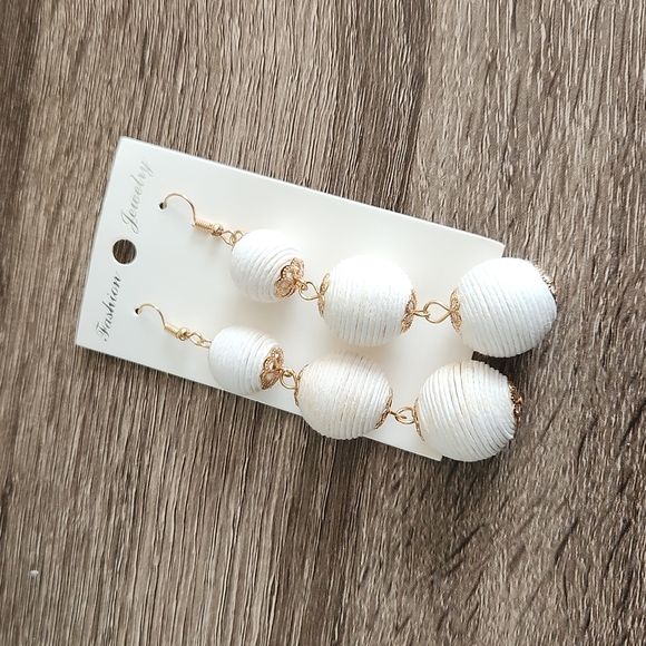 Tri Layer Boho Statement Earrings - Picture 2 of 5